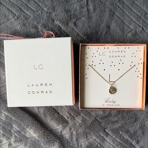 LC Lauren Conrad Gold Pendant Necklace